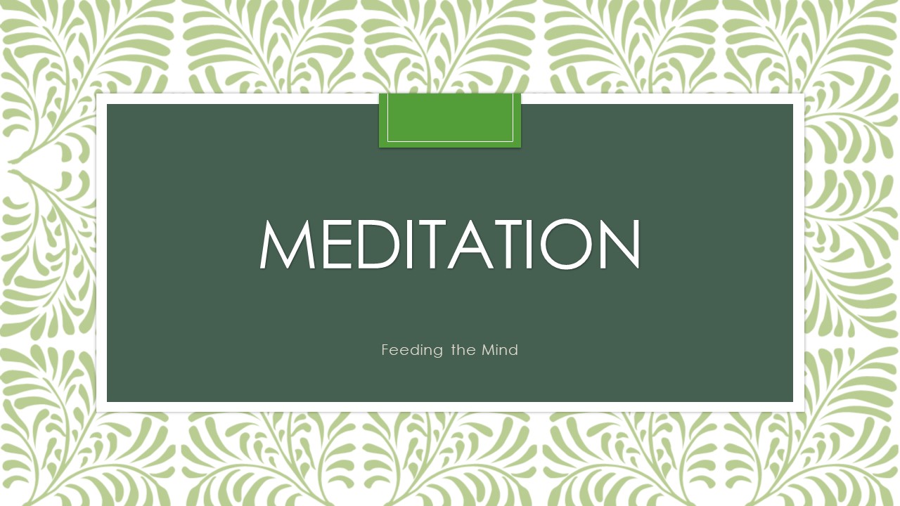 Meditation Slide Cover